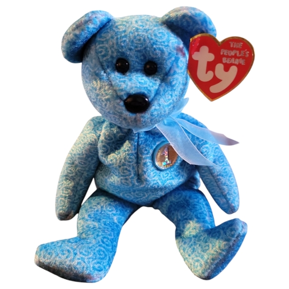 Vtg 2001 TY Beanie Baby CLASSY Bear The People’s Beanie Tags Public Vote